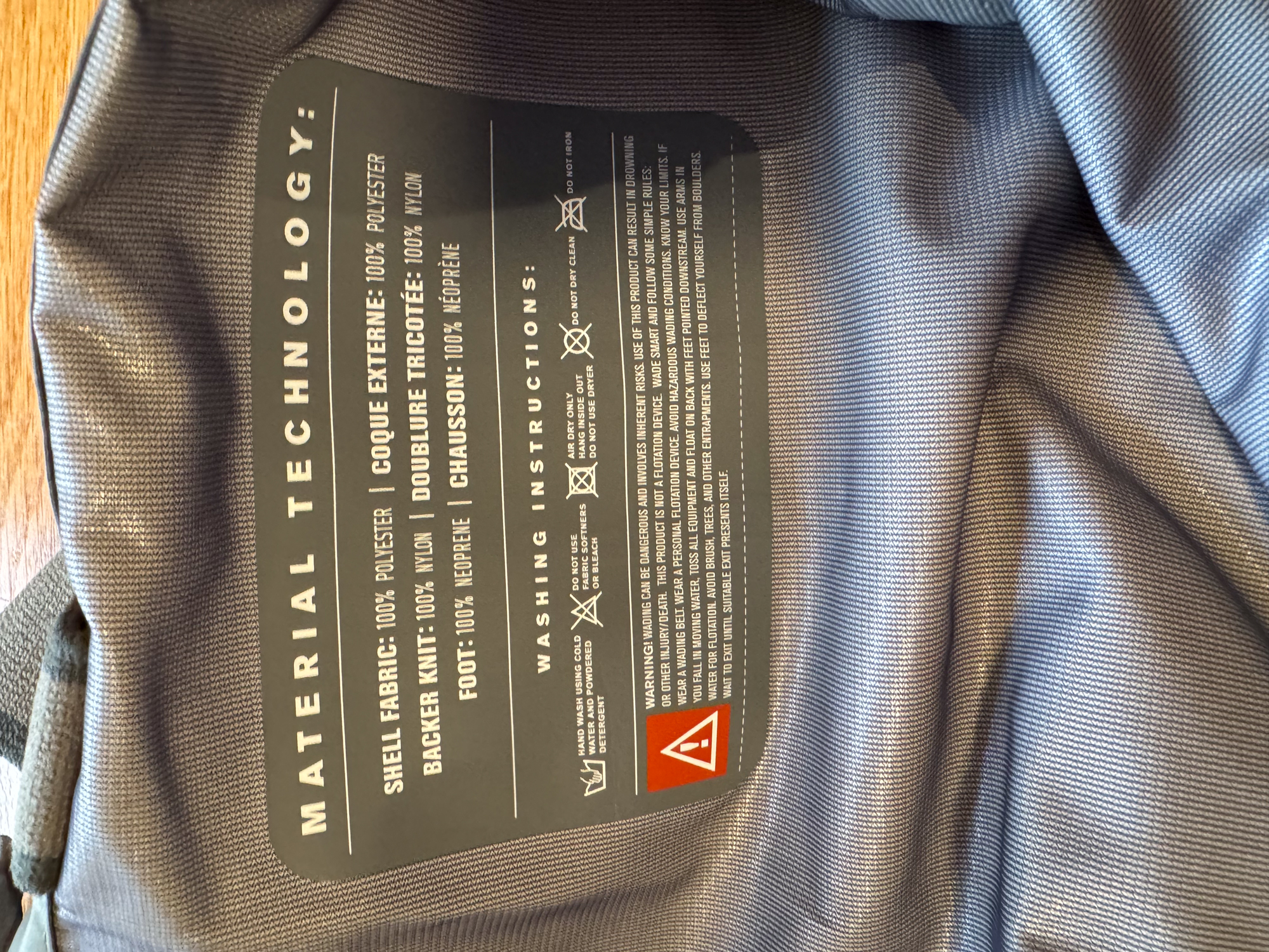 Simms M's Tributary Stockingfoot Wader ML 9-11 - NEVER USED - Image 6